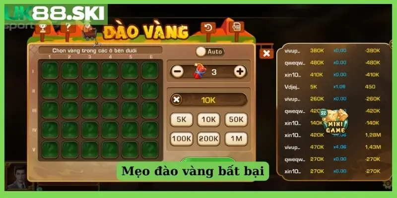 Mẹo đào vàng bất bại