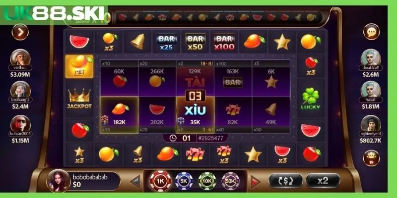 Xèng Tài Xỉu UK88 SKi