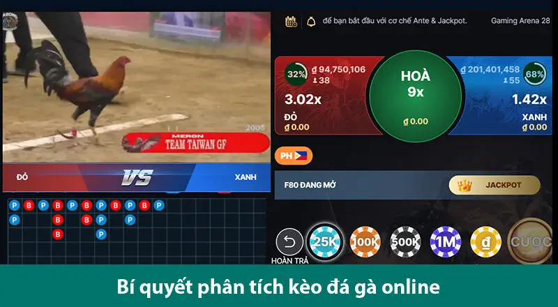 Bí quyết phân tích kèo đá gà online chơi đâu thắng đó